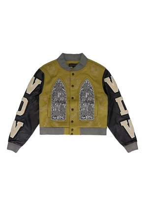 Who Decides War Namesake varsity jacket - Green