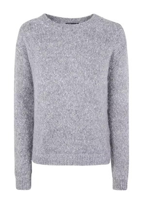 anne claire crew-neck sweater - Grey