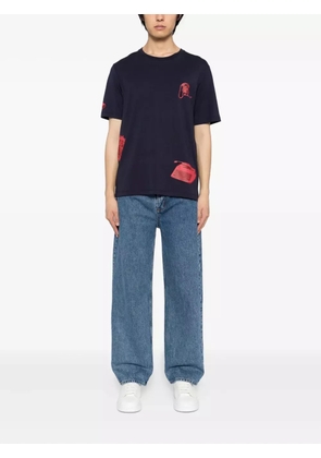 Bally graphic-print cotton T-shirt - Blue