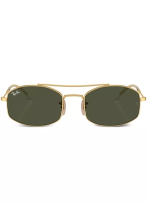 Ray-Ban square-frame tinted-lenses sunglasses - Gold