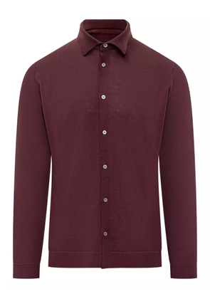 Filippo De Laurentiis buttoned long-sleeve shirt - Red