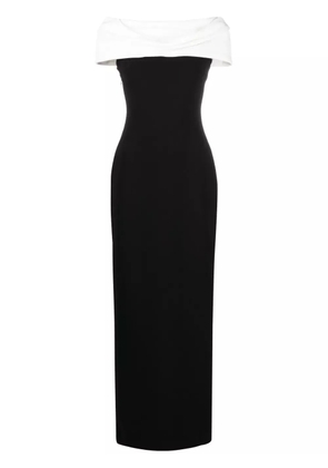 Solace London The Eva off-shoulder dress - Black