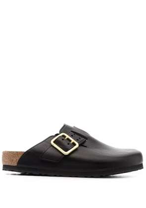 Birkenstock slip-on leather shoes - Black