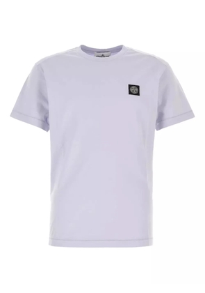 Stone Island crew-neck t-shirt - Purple