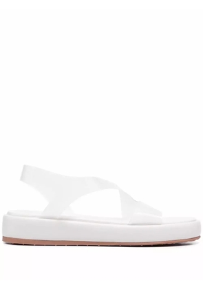 Gianvito Rossi Metropolis flatform sandals - White
