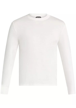TOM FORD knitted long-sleeve shirt - White