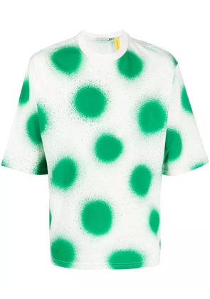 Moncler polka dot print short-sleeve T-shirt - Green