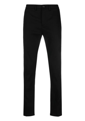 Department 5 logo-patch cotton chinos - Black