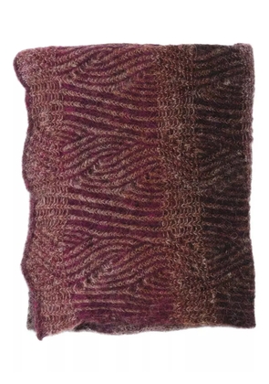 Kangra gradient-effect scarf - Purple