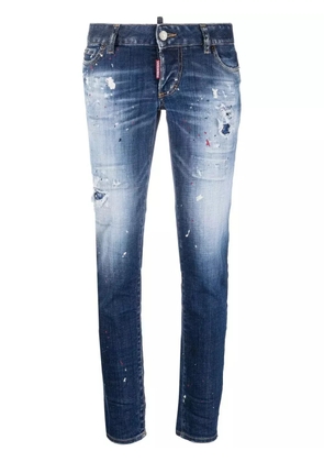 DSQUARED2 distressed skinny jeans - Blue