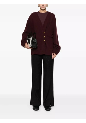 Isabelle Blanche wool-blend cardigan - Red