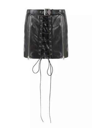 Les Filles d'Eva lace-up mini skirt - Black