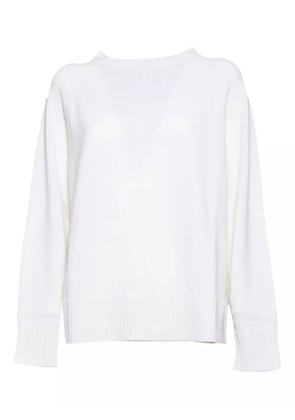 Max Mara ribbed-detail sweater - White