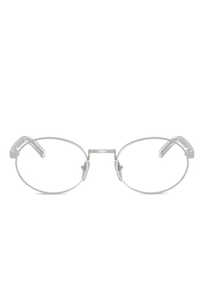 Prada Eyewear PRB55V oval-frame glasses - Silver