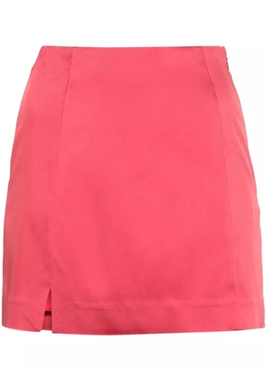 Cult Gaia Flor satin mini skirt - Pink