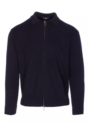 Hosio zip-fastening cardigan - Blue