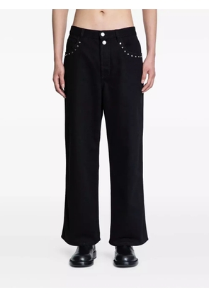 Alexander McQueen Stud five pocket jeans - Black