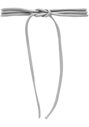 FURLING BY GIANI rolled leather belt - Grey