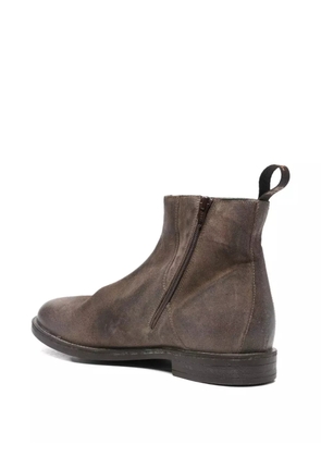 Moma leather ankle boots - Brown