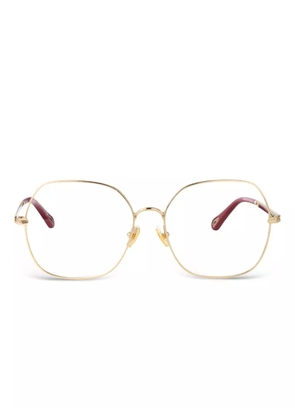 Chloé Eyewear geometric sunglasses - Gold