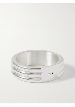 Le Gramme - Godron 9g Recycled Sterling Silver Ring - Men - Silver - 62mm