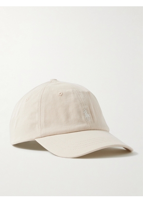 Polo Ralph Lauren - Logo-Embroidered Cotton-Twill Baseball Cap - Men - Neutrals