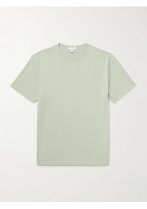 Sunspel - Slim-FIt Cotton-Jersey T-Shirt - Men - Green - S