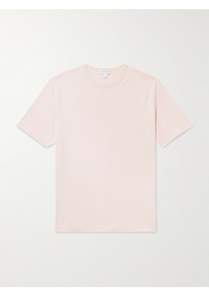 Sunspel - Slim-Fit Cotton-Jersey T-Shirt - Men - Pink - S