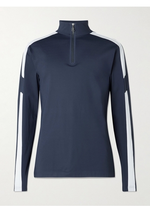 BOGNER - Jannik Quarter-Zip Stretch-Jersey Baselayer - Men - Blue - S