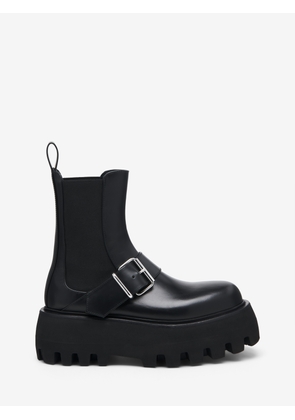 MCQUEEN - Sofa Buckle Boot - Item 847956WHAEX1000