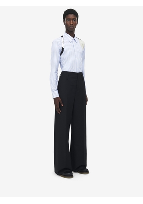 ALEXANDER MCQUEEN - Wide Leg Tailored Trousers - Item 826453QUAAE1000