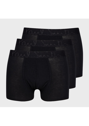 Paul Smith Black Comfort Boxer Briefs Three Pack