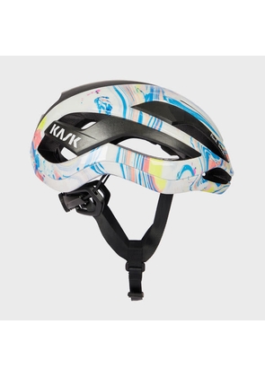 Paul Smith Paul Smith + Kask White 'Marble Inks' Elemento Cycling Helmet