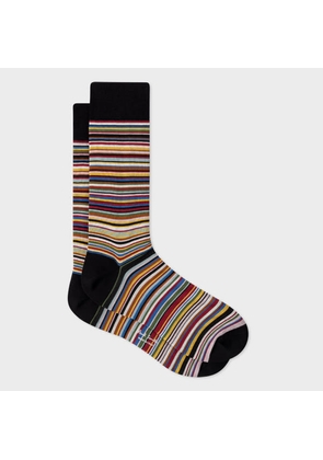 Paul Smith Silk-Blend 'Signature Stripe' Socks Multicolour