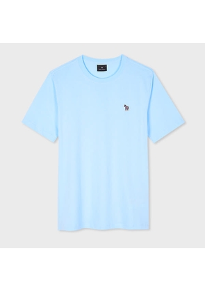 PS Paul Smith Pale Blue Organic Cotton Zebra Logo T-Shirt