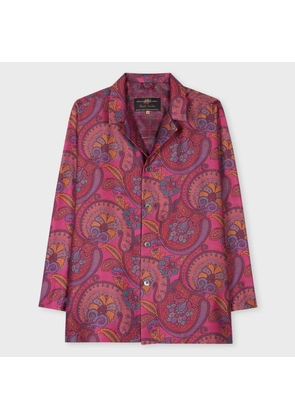 Daniel Hanson For Paul Smith - Paisley Silk Pyjama Shirt Multicolour