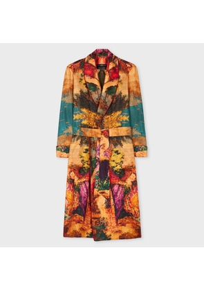 Daniel Hanson For Paul Smith - Tapestry Print Silk Dressing Gown Multicolour