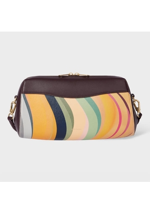 Paul Smith Women's 'Bridget' Swirl Leather Shoulder Bag Multicolour