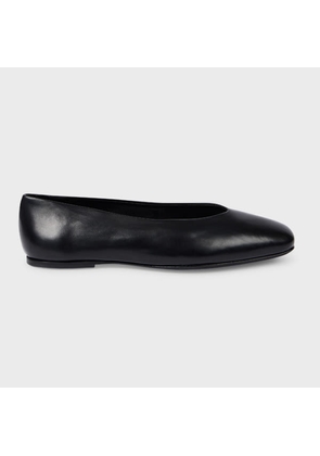 Paul Smith Women's Leather 'Topanga' Ballet Flats Black