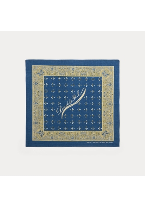 Logo Indigo Cotton Bandana