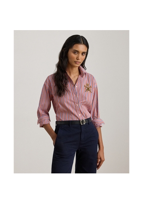 Relaxed Fit Striped Broadcloth Shirt