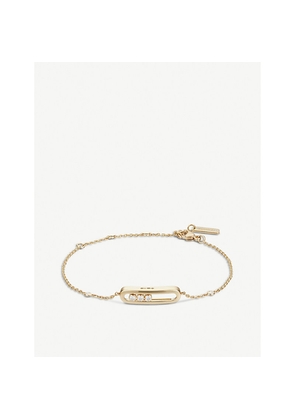 Messika Baby Move 18ct Yellow-Gold and 0.12ct Brilliant-Cut Diamond Bracelet