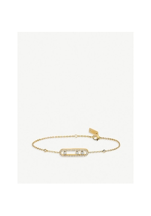 Messika Baby Move 18ct Yellow-Gold and Pave Diamond Bracelet
