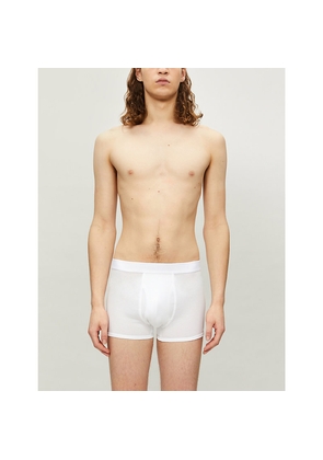 Mens Sunspel Q82 Regular-Fit Cotton Trunks