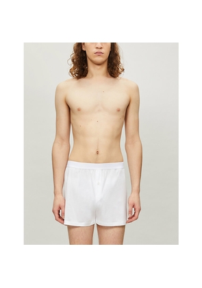 Mens Sunspel Q82 Loose-Fit Superfine Cotton Boxers