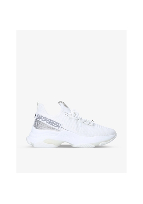 Womens Steve Madden Maxilla-R Rhinestone-Embellished Knitted Trainers