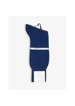 Mens Falke No7 Ribbed Merino Wool Socks