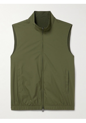 Loro Piana - Slim-Fit Reversible Storm System® Shell and Super Wish® Virgin Wool Gilet - Men - Green - IT 46
