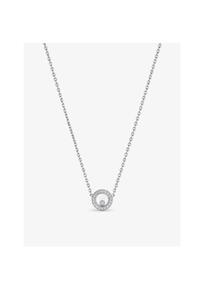 Chopard Happy Diamonds Icons 18ct White Gold and 0.19ct Brilliant-Cut Diamond Necklace