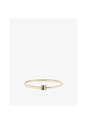 Mens Boucheron Quatre Classique 18ct Yellow-, White- Brown and Rose-Gold and 0.11ct Brilliant-Cut Bracelet